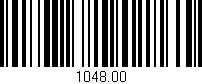Código de barras (EAN, GTIN, SKU, ISBN): '1048.00'