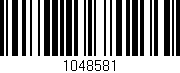 Código de barras (EAN, GTIN, SKU, ISBN): '1048581'