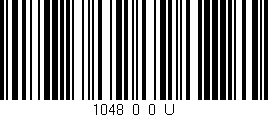 Código de barras (EAN, GTIN, SKU, ISBN): '1048_0_0_U'