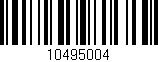 Código de barras (EAN, GTIN, SKU, ISBN): '10495004'