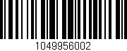 Código de barras (EAN, GTIN, SKU, ISBN): '1049956002'