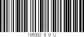 Código de barras (EAN, GTIN, SKU, ISBN): '105002_0_0_U'