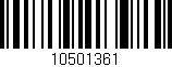 Código de barras (EAN, GTIN, SKU, ISBN): '10501361'