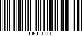 Código de barras (EAN, GTIN, SKU, ISBN): '1050_0_0_U'