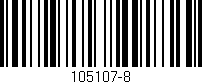 Código de barras (EAN, GTIN, SKU, ISBN): '105107-8'