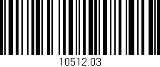 Código de barras (EAN, GTIN, SKU, ISBN): '10512.03'