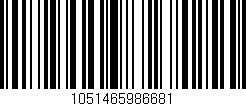 Código de barras (EAN, GTIN, SKU, ISBN): '1051465986681'