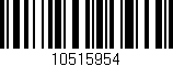 Código de barras (EAN, GTIN, SKU, ISBN): '10515954'