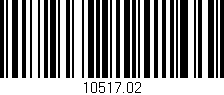 Código de barras (EAN, GTIN, SKU, ISBN): '10517.02'
