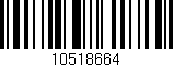 Código de barras (EAN, GTIN, SKU, ISBN): '10518664'