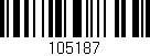 Código de barras (EAN, GTIN, SKU, ISBN): '105187'