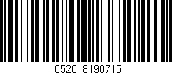 Código de barras (EAN, GTIN, SKU, ISBN): '1052018190715'