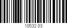 Código de barras (EAN, GTIN, SKU, ISBN): '10532.03'