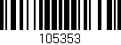 Código de barras (EAN, GTIN, SKU, ISBN): '105353'