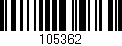 Código de barras (EAN, GTIN, SKU, ISBN): '105362'