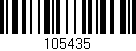Código de barras (EAN, GTIN, SKU, ISBN): '105435'