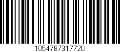 Código de barras (EAN, GTIN, SKU, ISBN): '1054787317720'