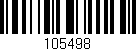 Código de barras (EAN, GTIN, SKU, ISBN): '105498'
