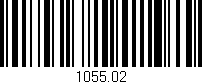 Código de barras (EAN, GTIN, SKU, ISBN): '1055.02'