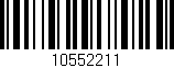 Código de barras (EAN, GTIN, SKU, ISBN): '10552211'
