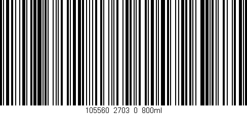 Código de barras (EAN, GTIN, SKU, ISBN): '105560_2703_0_800ml'