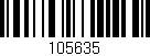 Código de barras (EAN, GTIN, SKU, ISBN): '105635'