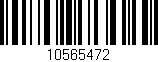 Código de barras (EAN, GTIN, SKU, ISBN): '10565472'