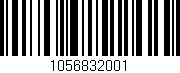 Código de barras (EAN, GTIN, SKU, ISBN): '1056832001'