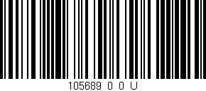 Código de barras (EAN, GTIN, SKU, ISBN): '105689_0_0_U'