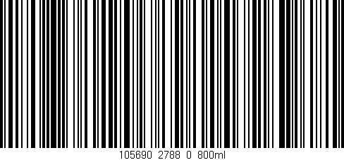 Código de barras (EAN, GTIN, SKU, ISBN): '105690_2788_0_800ml'