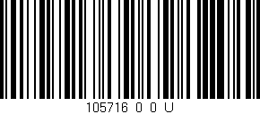 Código de barras (EAN, GTIN, SKU, ISBN): '105716_0_0_U'