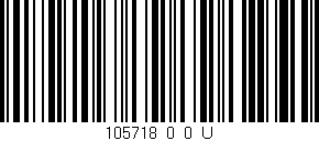 Código de barras (EAN, GTIN, SKU, ISBN): '105718_0_0_U'