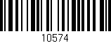 Código de barras (EAN, GTIN, SKU, ISBN): '10574'