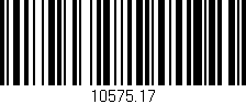 Código de barras (EAN, GTIN, SKU, ISBN): '10575.17'