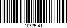 Código de barras (EAN, GTIN, SKU, ISBN): '10575.41'