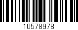 Código de barras (EAN, GTIN, SKU, ISBN): '10578978'