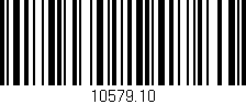 Código de barras (EAN, GTIN, SKU, ISBN): '10579.10'