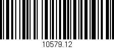 Código de barras (EAN, GTIN, SKU, ISBN): '10579.12'
