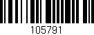 Código de barras (EAN, GTIN, SKU, ISBN): '105791'