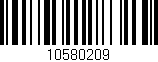 Código de barras (EAN, GTIN, SKU, ISBN): '10580209'