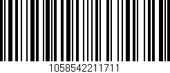 Código de barras (EAN, GTIN, SKU, ISBN): '1058542211711'