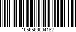 Código de barras (EAN, GTIN, SKU, ISBN): '1058588004162'