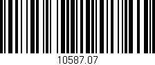 Código de barras (EAN, GTIN, SKU, ISBN): '10587.07'