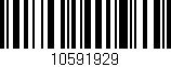 Código de barras (EAN, GTIN, SKU, ISBN): '10591929'