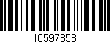 Código de barras (EAN, GTIN, SKU, ISBN): '10597858'