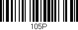 Código de barras (EAN, GTIN, SKU, ISBN): '105p'
