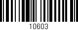 Código de barras (EAN, GTIN, SKU, ISBN): '10603'