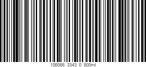 Código de barras (EAN, GTIN, SKU, ISBN): '106066_3343_0_800ml'