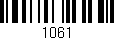 Código de barras (EAN, GTIN, SKU, ISBN): '1061'