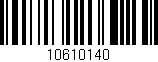 Código de barras (EAN, GTIN, SKU, ISBN): '10610140'